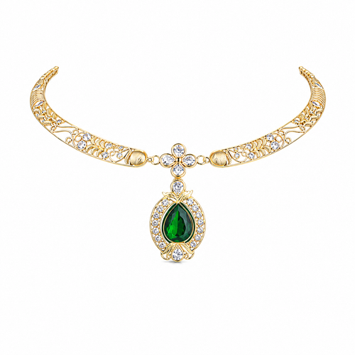 Semi Precious Kanti Necklace