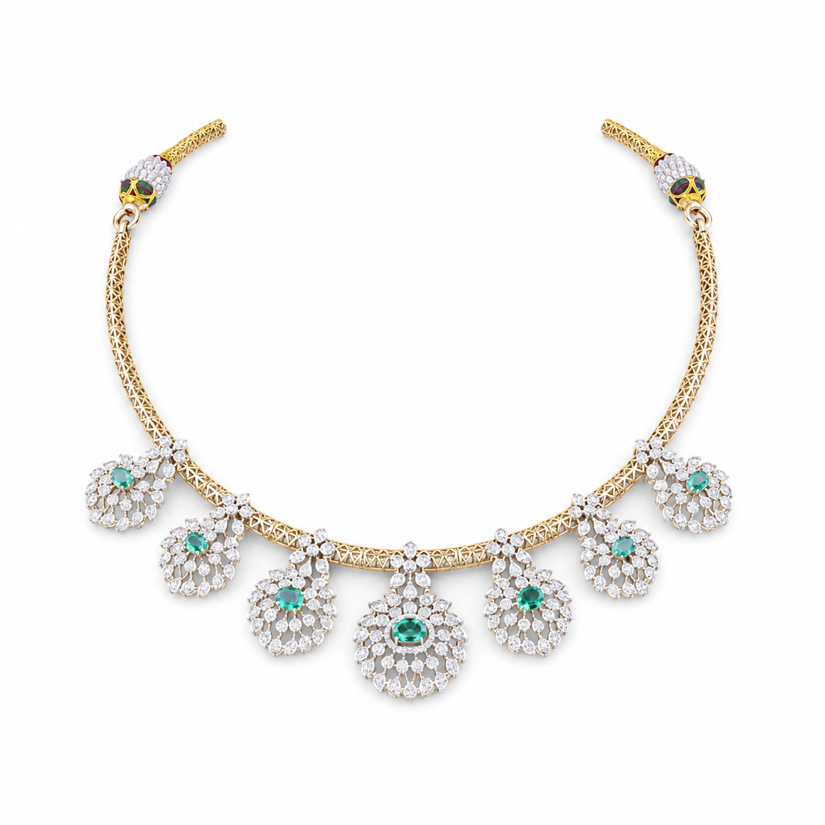 Semi Precious Kanti Necklace