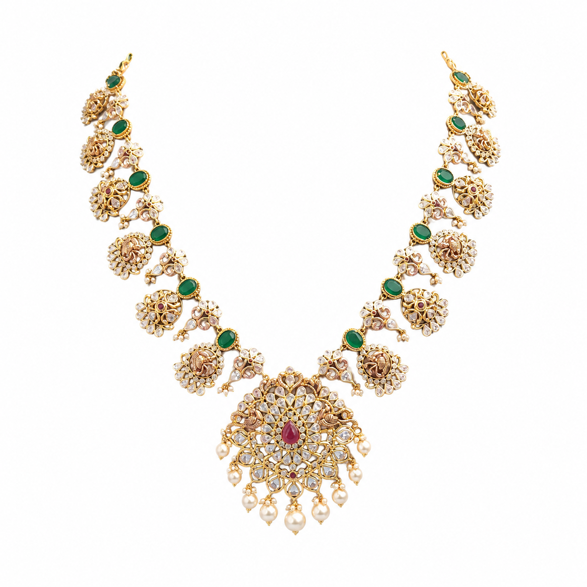 Semi Precious Long Necklace