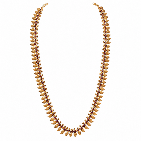 Charulika 22KT Gold Antique Necklace