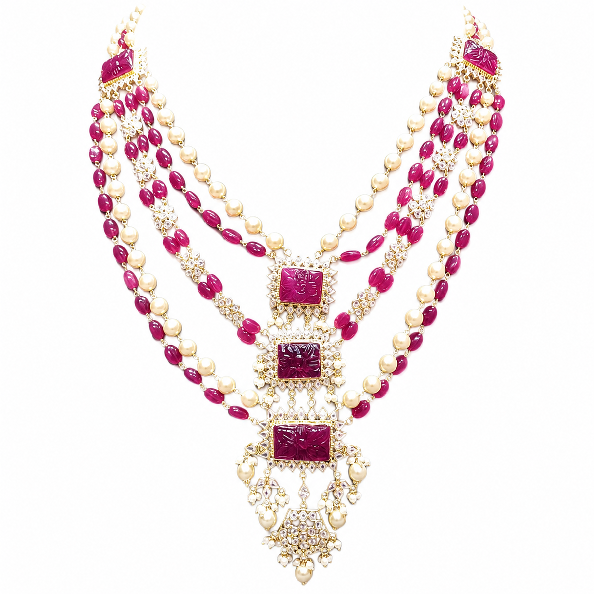 Semi Precious Long Necklace