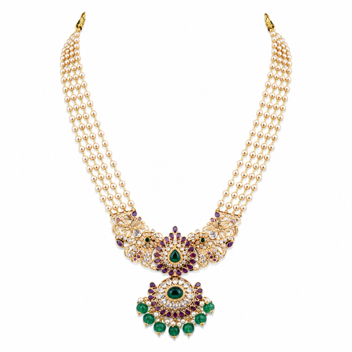 Semi Precious Long Necklace
