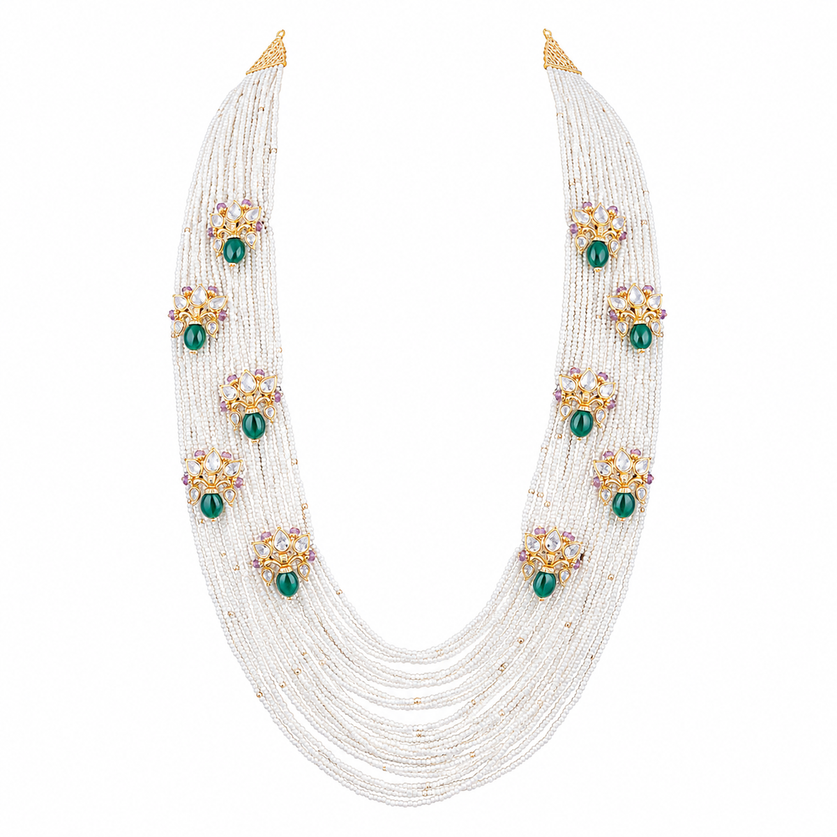 Semi Precious Beaded Necklace