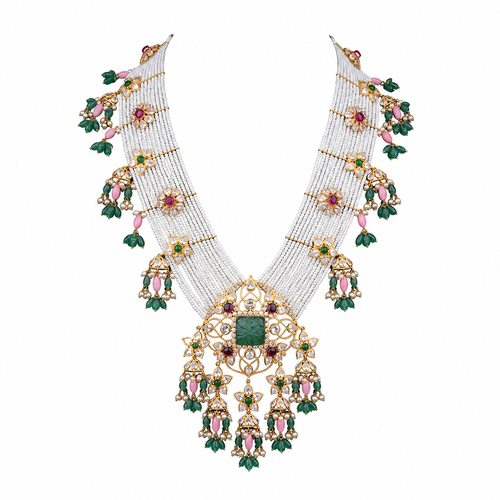 Semi Precious Beaded Necklace
