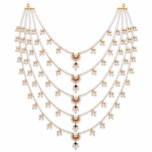 Semi Precious Long Necklace