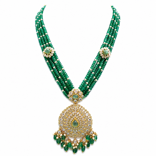 Semi Precious Beaded Necklace