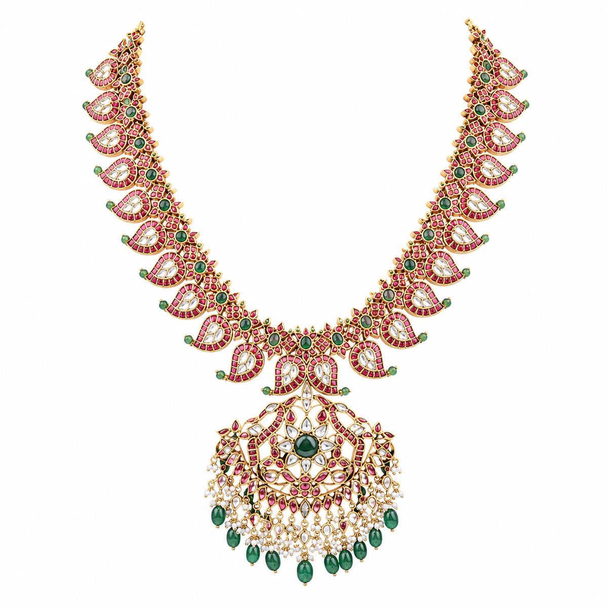 Semi Precious Long Necklace