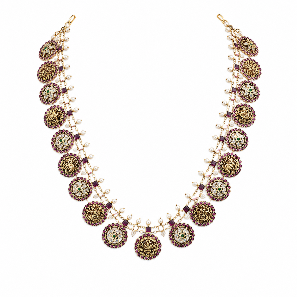Semi Precious Long Necklace