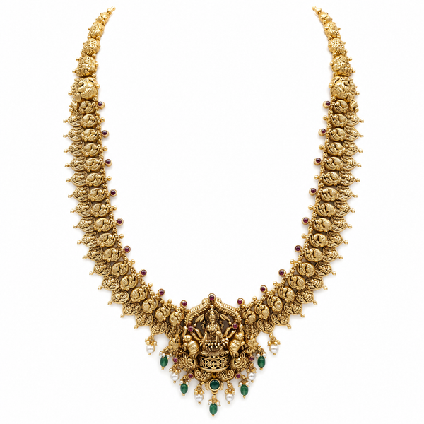 Gargi 22KT Gold Temple Necklace