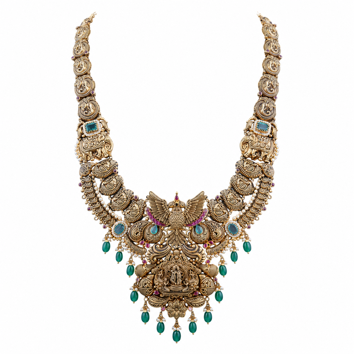 Namrata 22KT Gold Temple Necklace