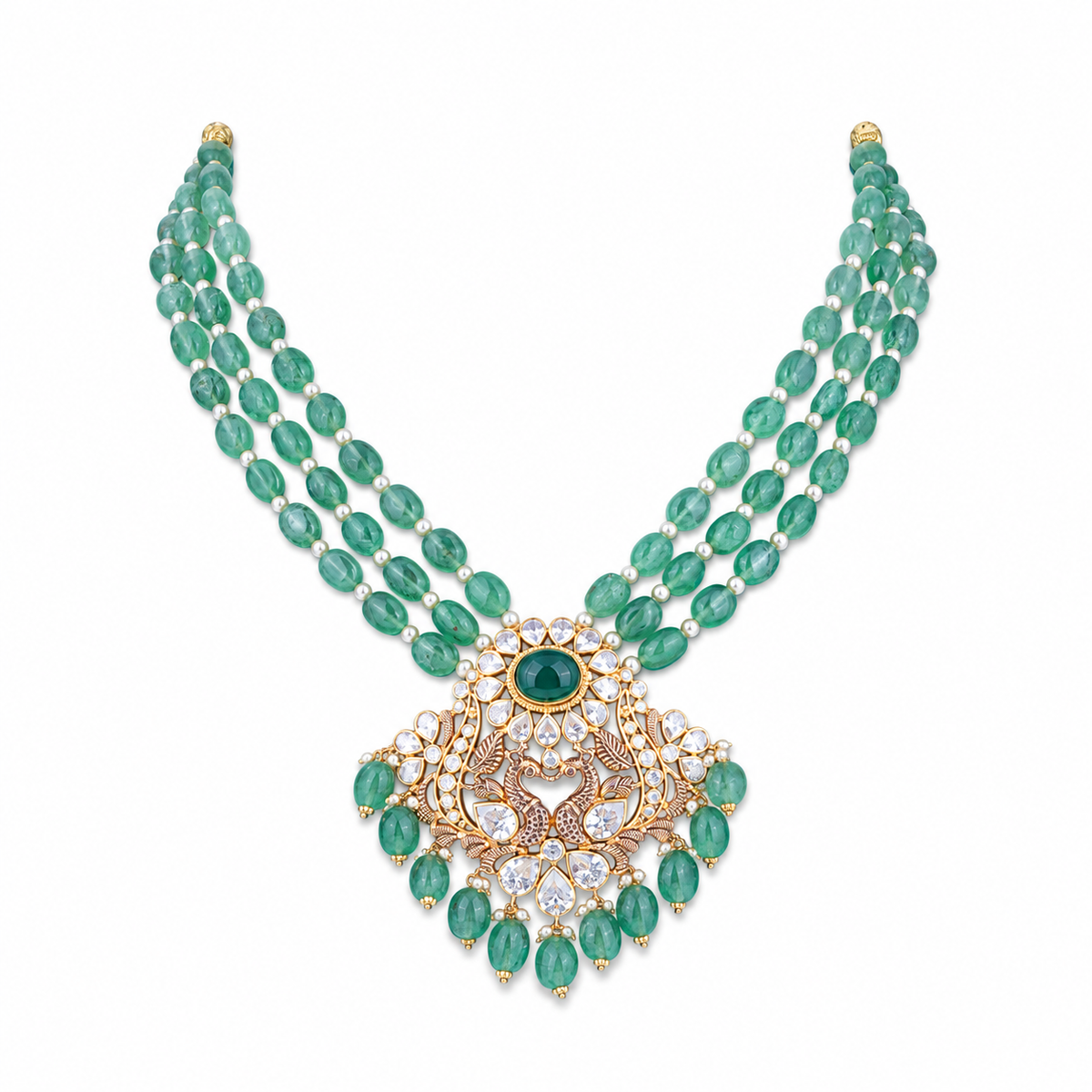 Semi Precious Beaded Necklace