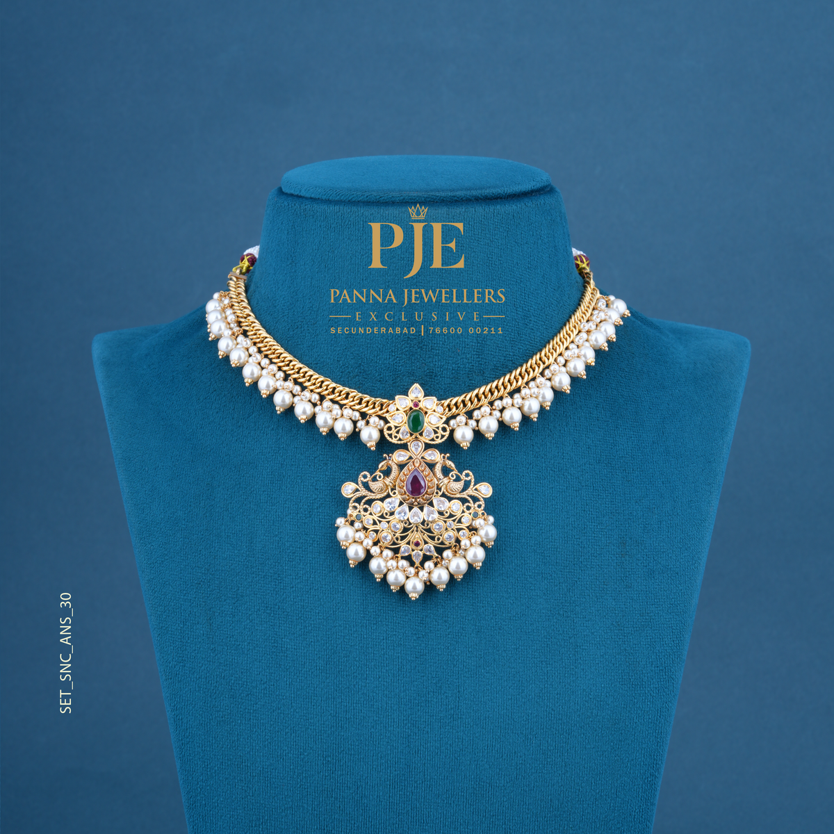 Semi Precious Short Necklace