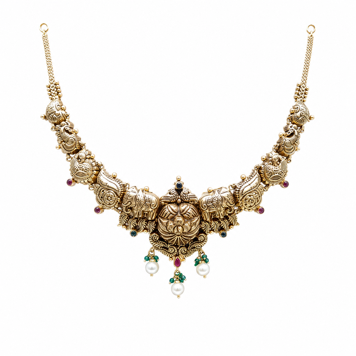 Semi Precious Short Necklace