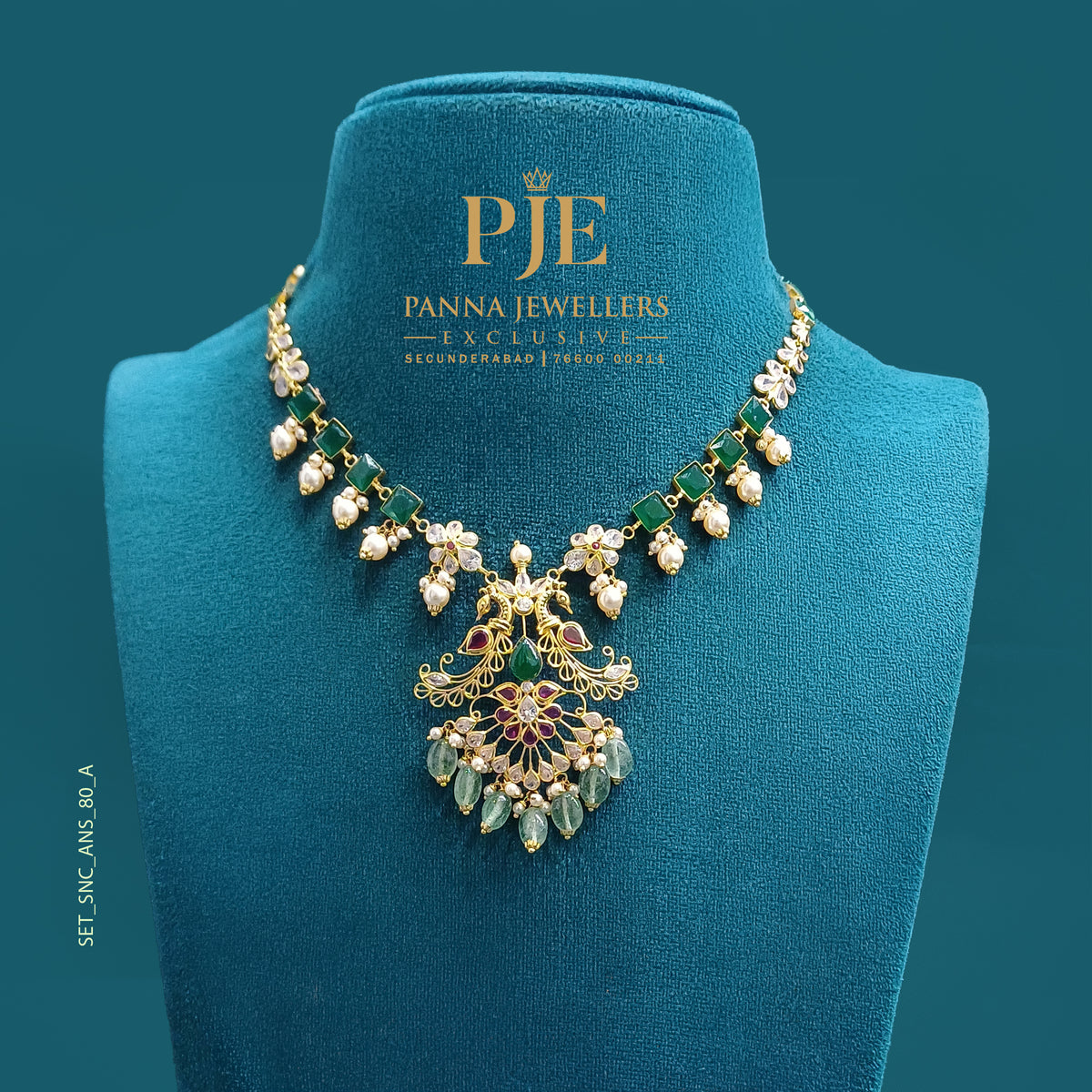 Semi Precious Short Necklace