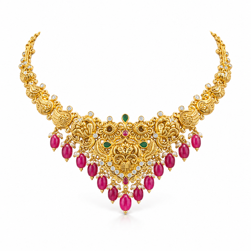 Semi Precious Short Necklace