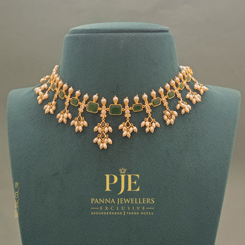 Semi Precious Short Necklace
