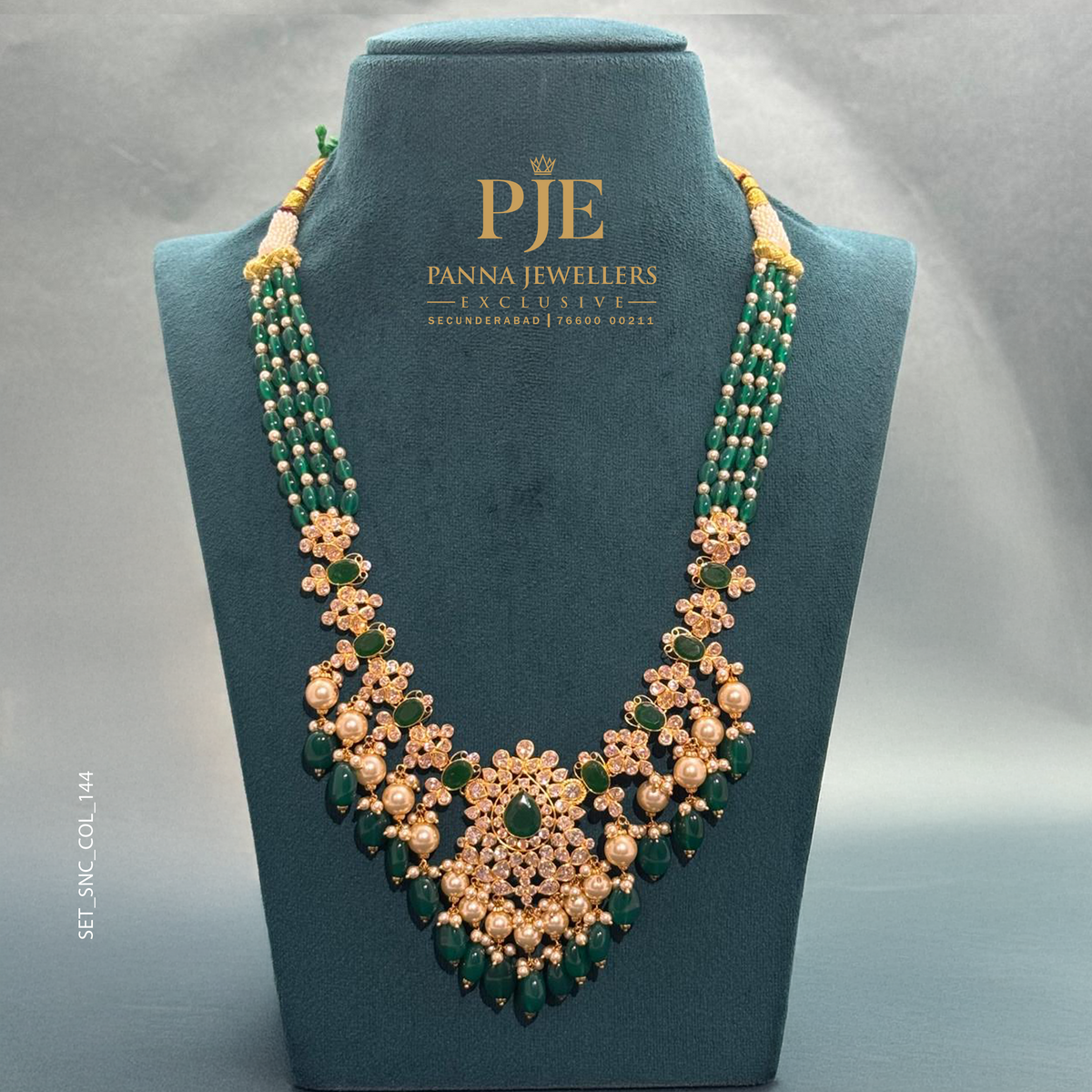 Semi Precious Long Necklace