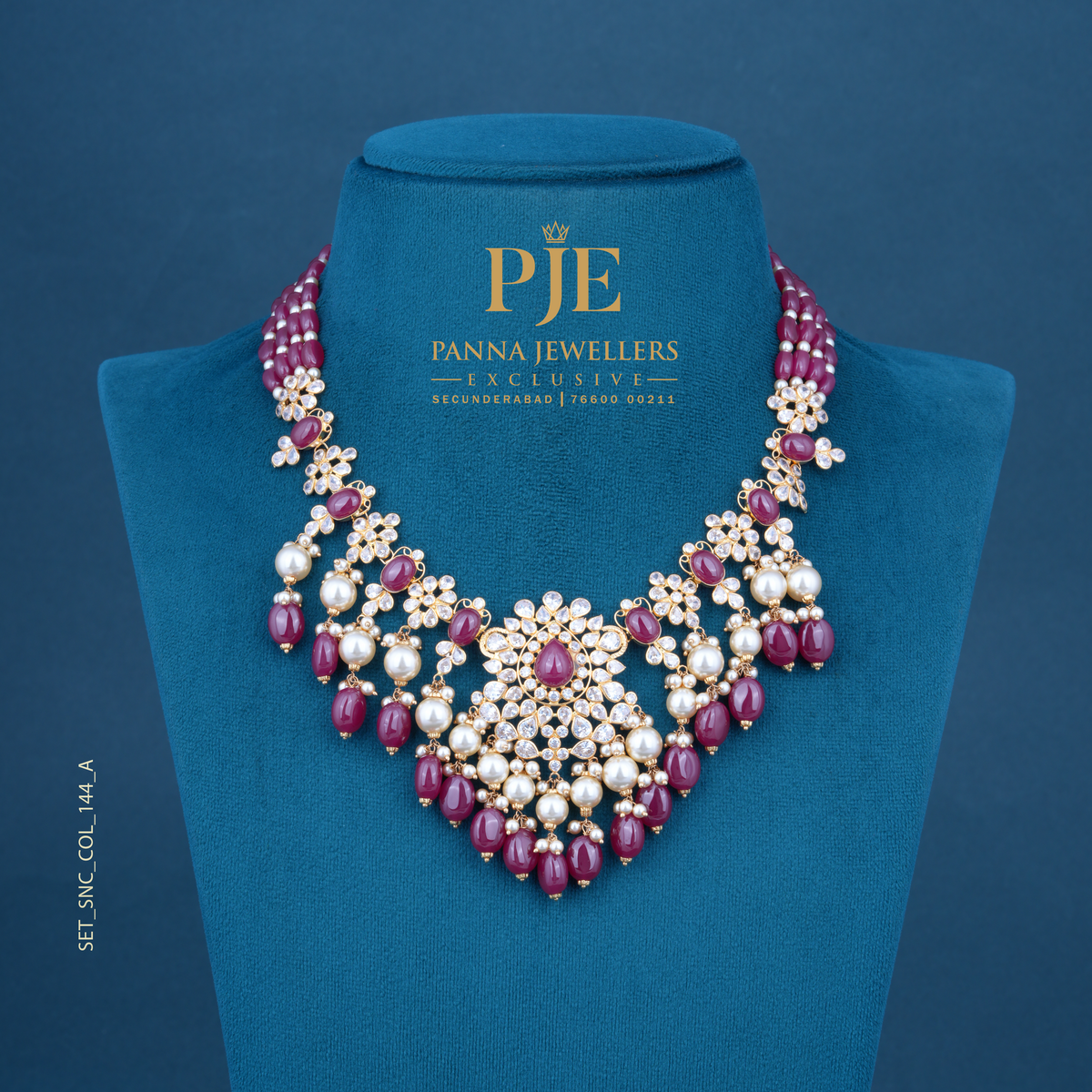 Semi Precious Short Necklace