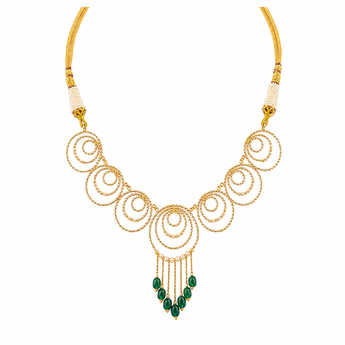 Semi Precious Short Necklace
