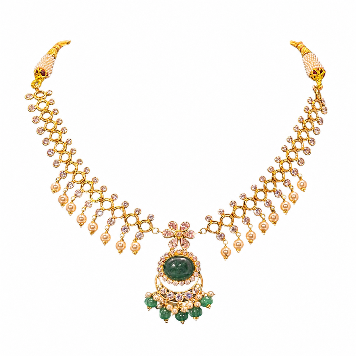 Semi Precious Short Necklace