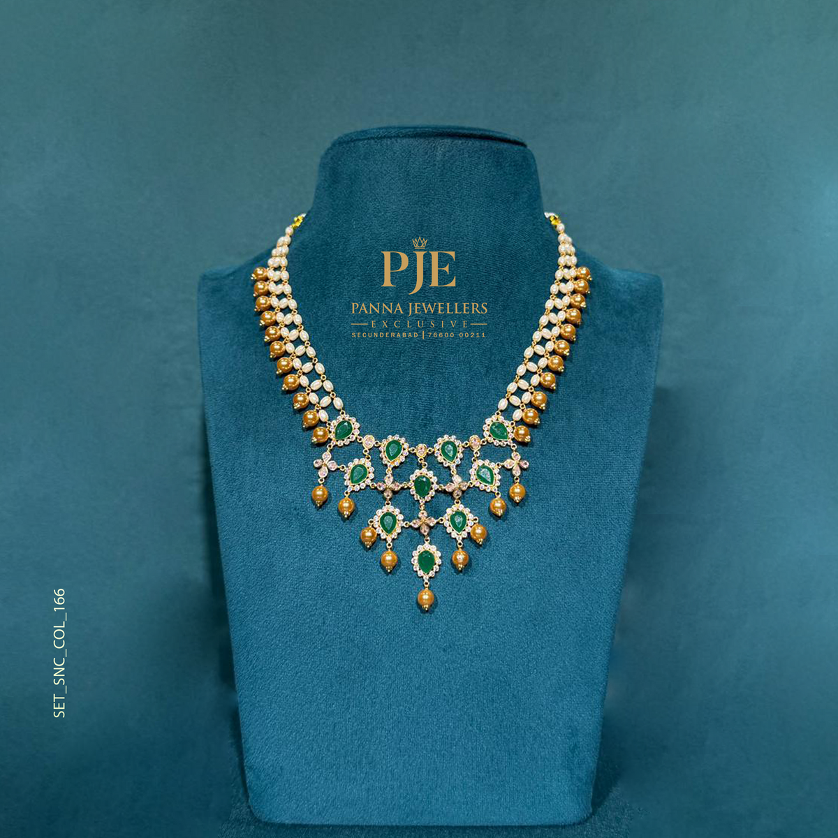 Semi Precious Short Necklace