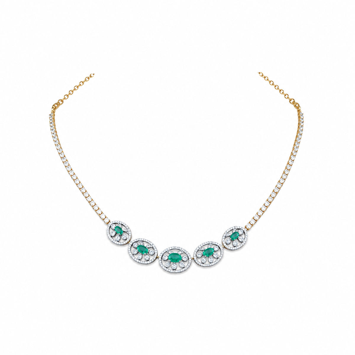 Semi Precious Short Necklace