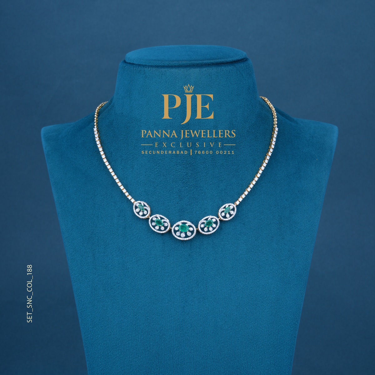 Semi Precious Short Necklace