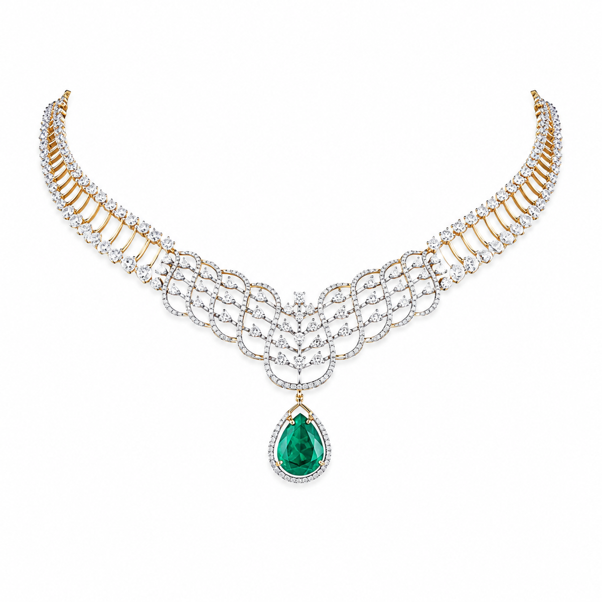 Semi Precious Short Necklace