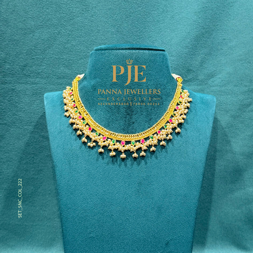 Semi Precious Short Necklace