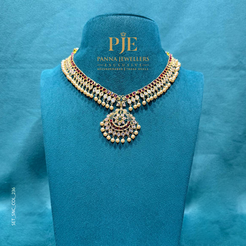 Semi Precious Short Necklace