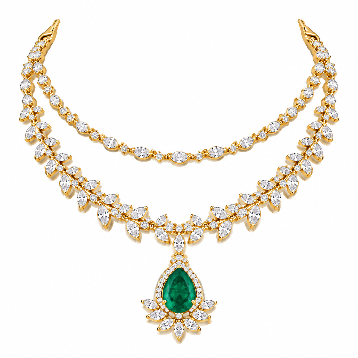 Janhavi 18KT Gold Necklace