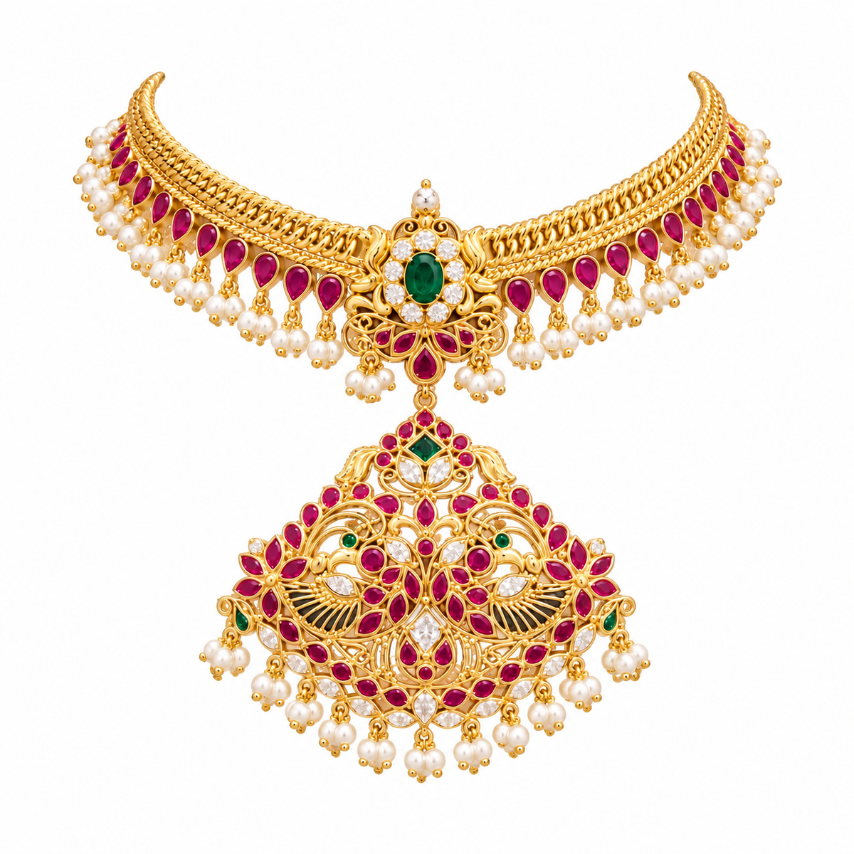 Anvaya 22KT Gold Necklace