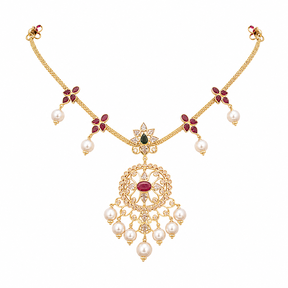 Semi Precious Short Necklace
