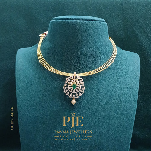 Semi Precious Short Necklace