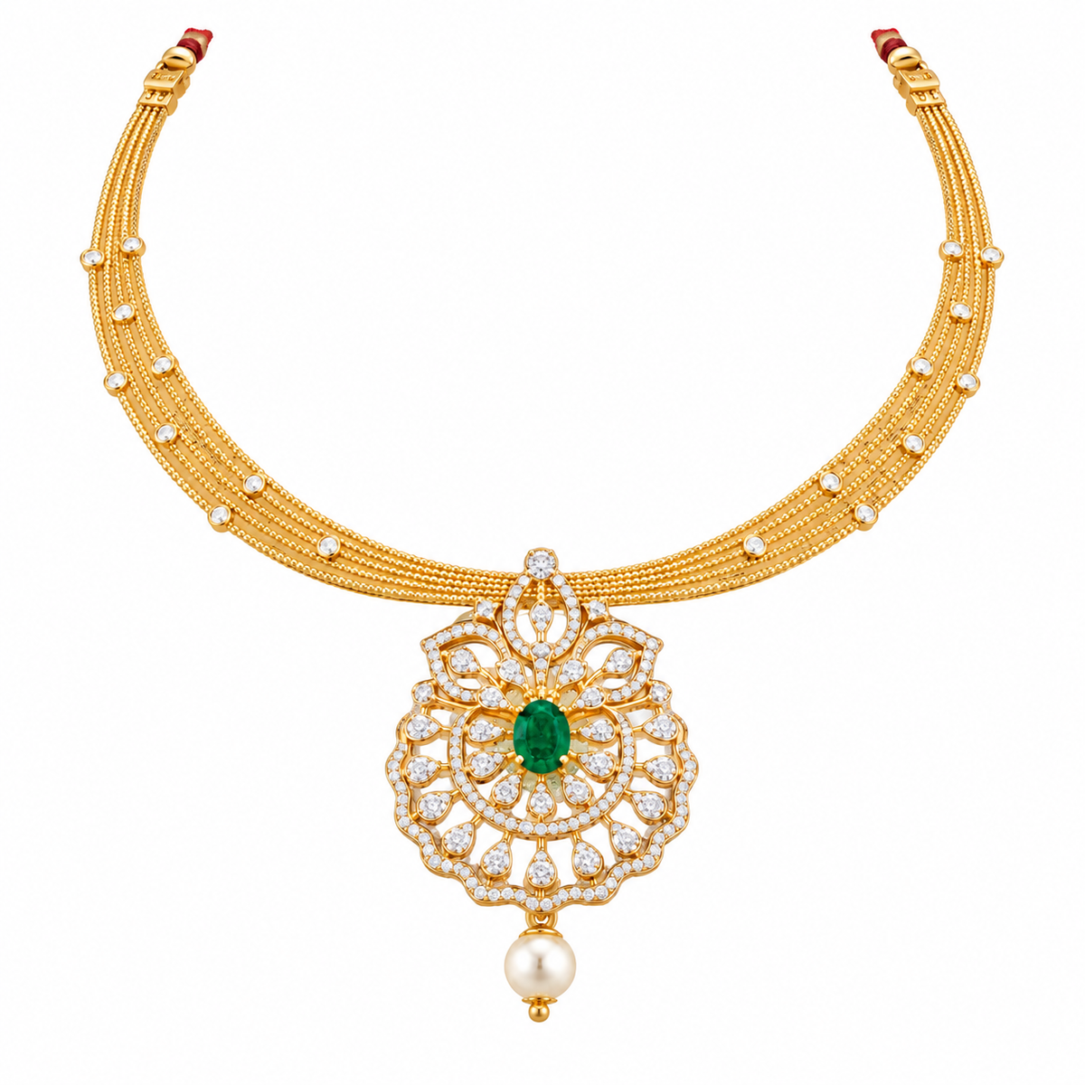 Tarangini 18KT Gold Necklace