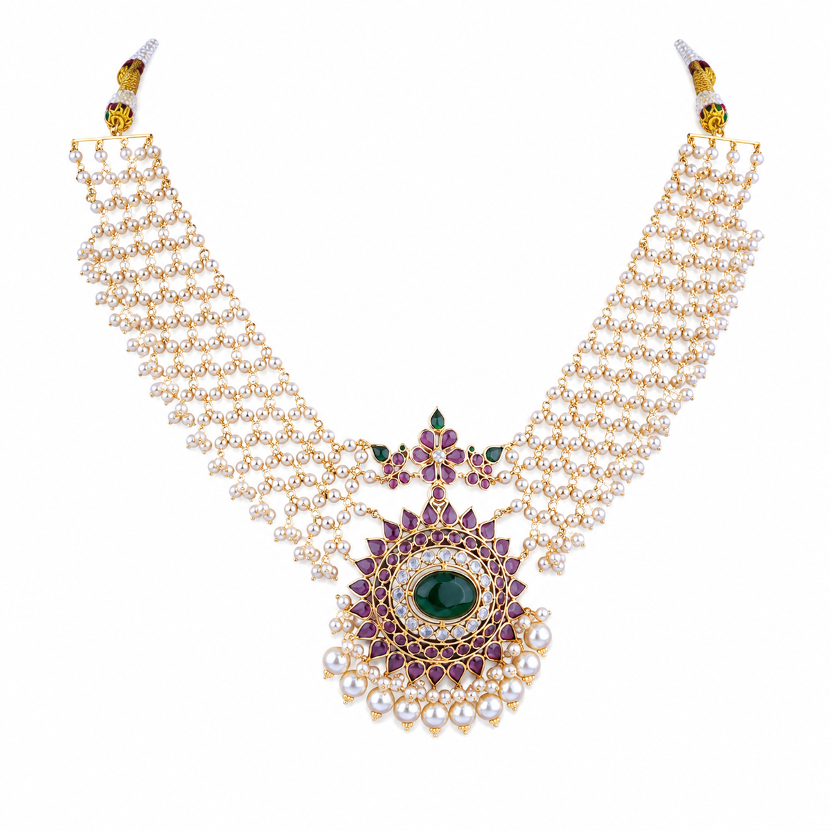 Semi Precious Short Necklace