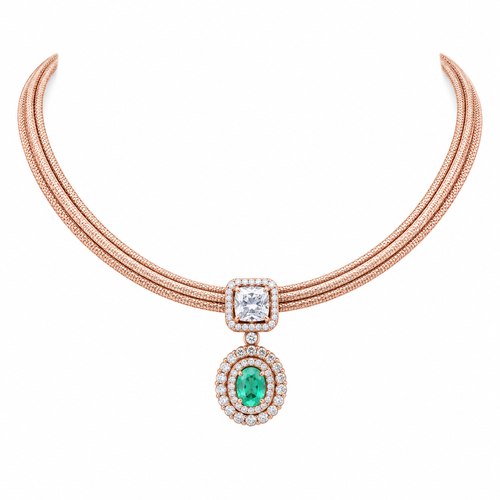 Gandhika 18KT Gold Necklace