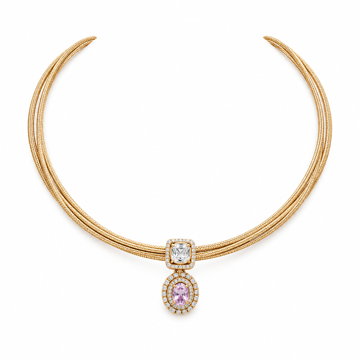 Semi Precious Short Necklace