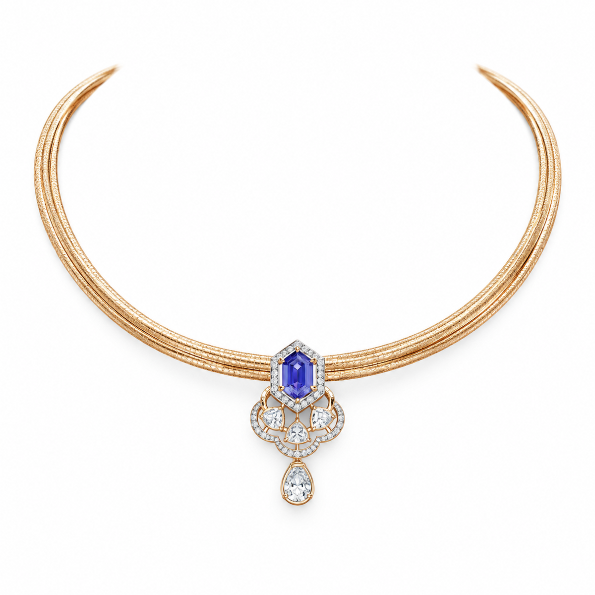 Semi Precious Short Necklace