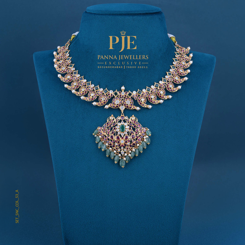 Semi Precious Short Necklace