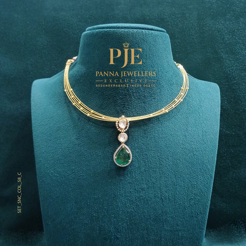 Semi Precious Short Necklace