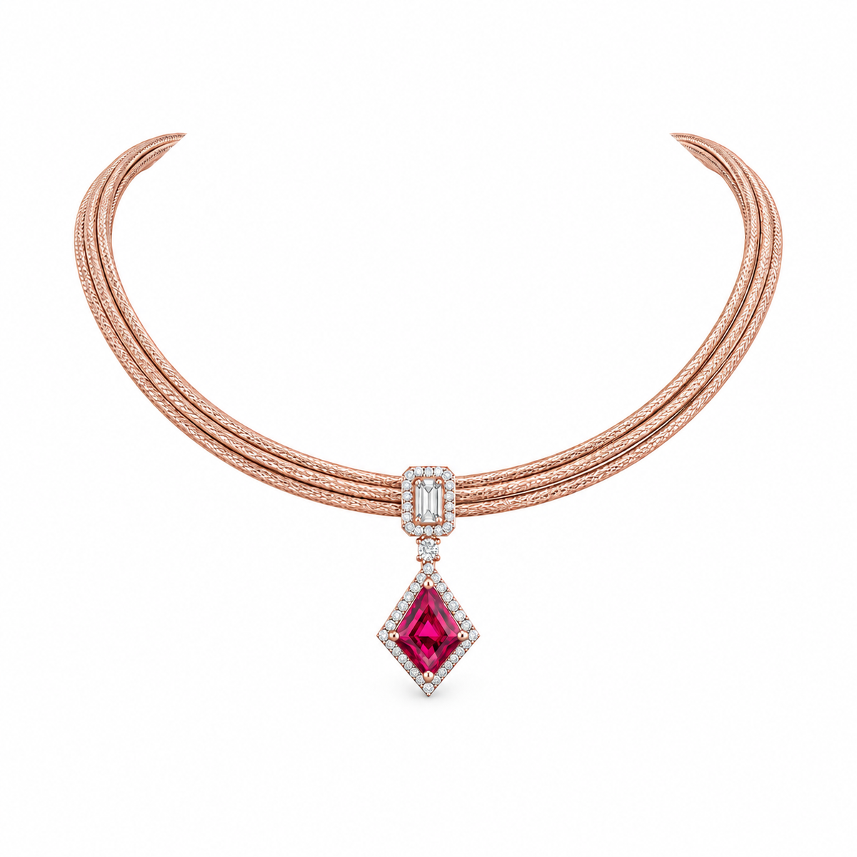 Semi Precious Short Necklace