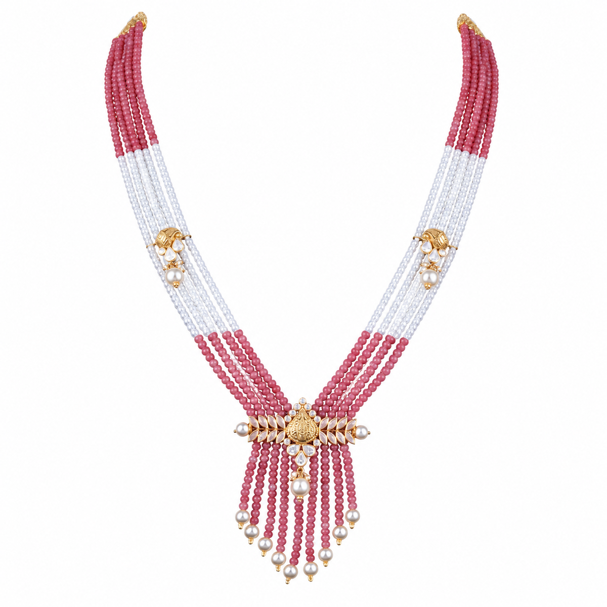 Semi Precious Beaded Necklace