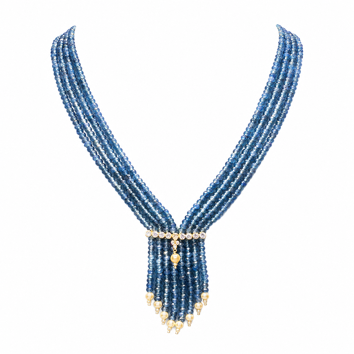 Semi Precious Beaded Necklace