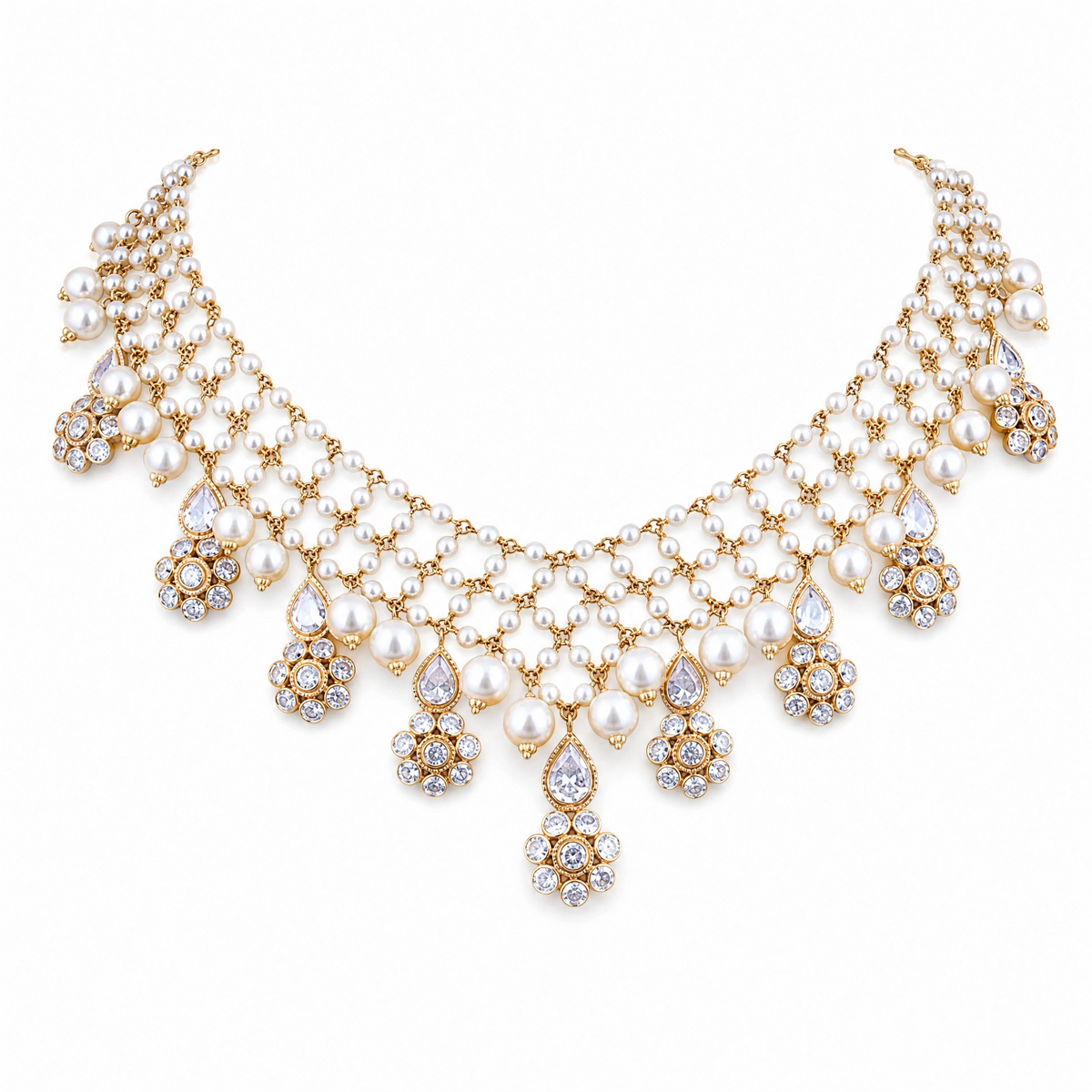 Semi Precious Short Necklace