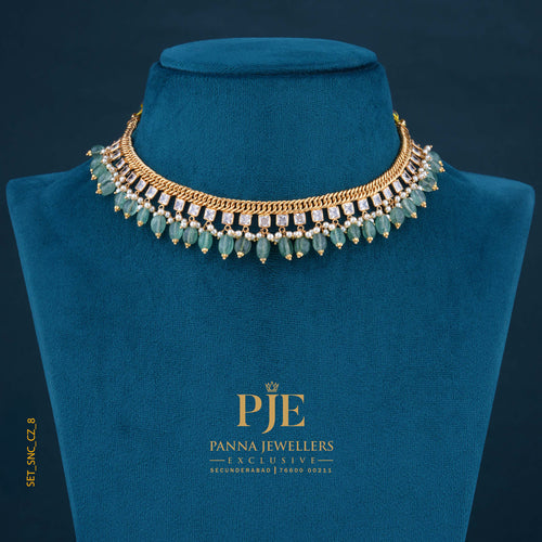Semi Precious Short Necklace