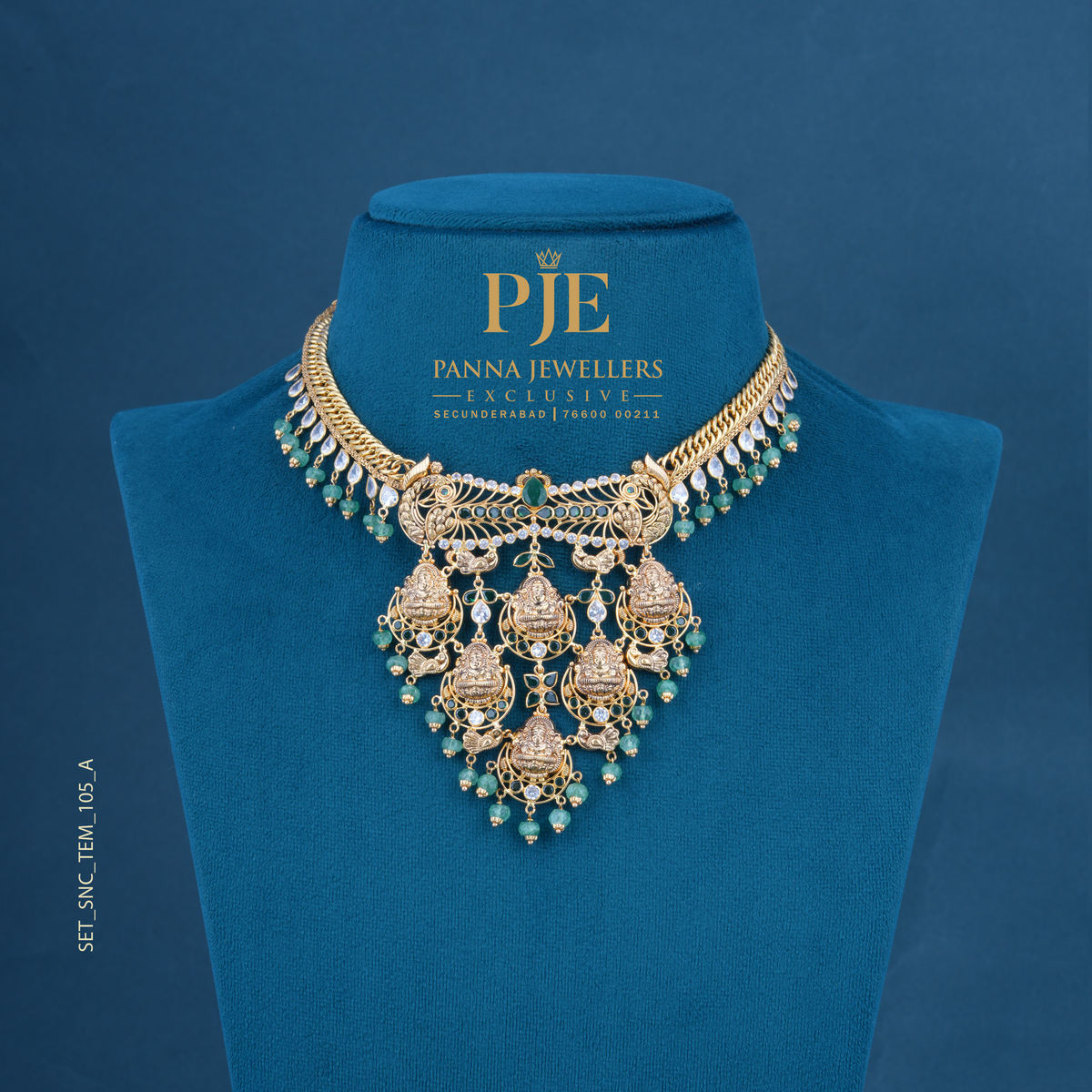 Semi Precious Short Necklace