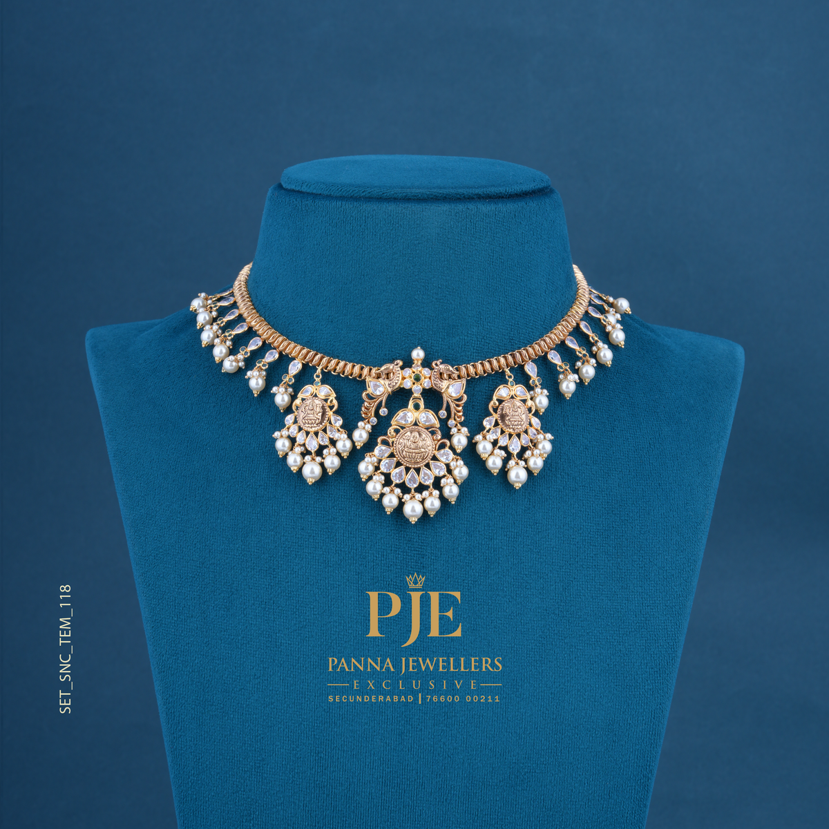 Semi Precious Short Necklace