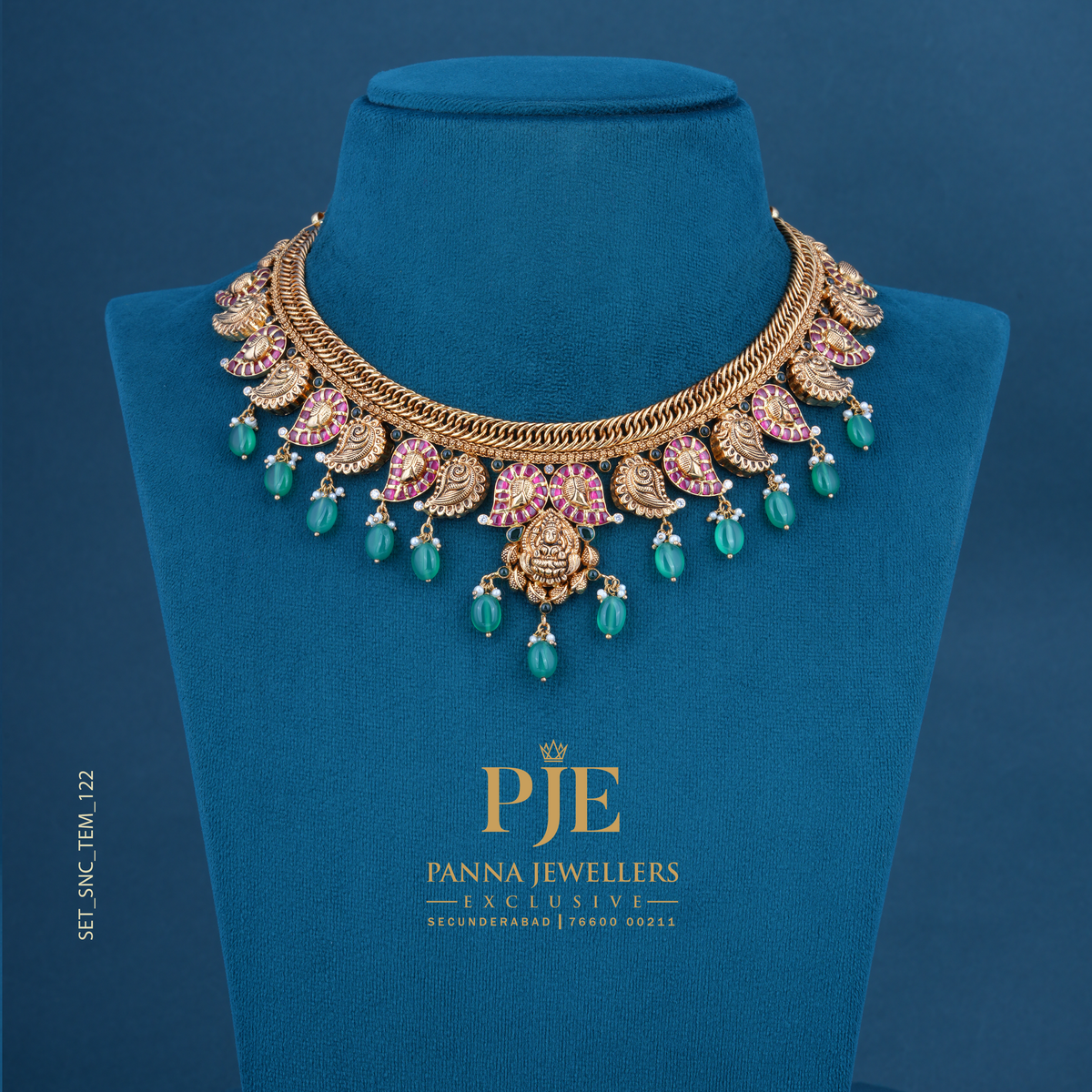 Semi Precious Short Necklace