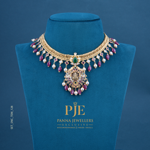 Semi Precious Short Necklace